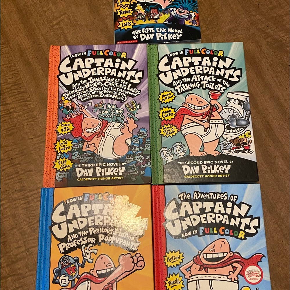 Captain Underpants Full Color Book Set